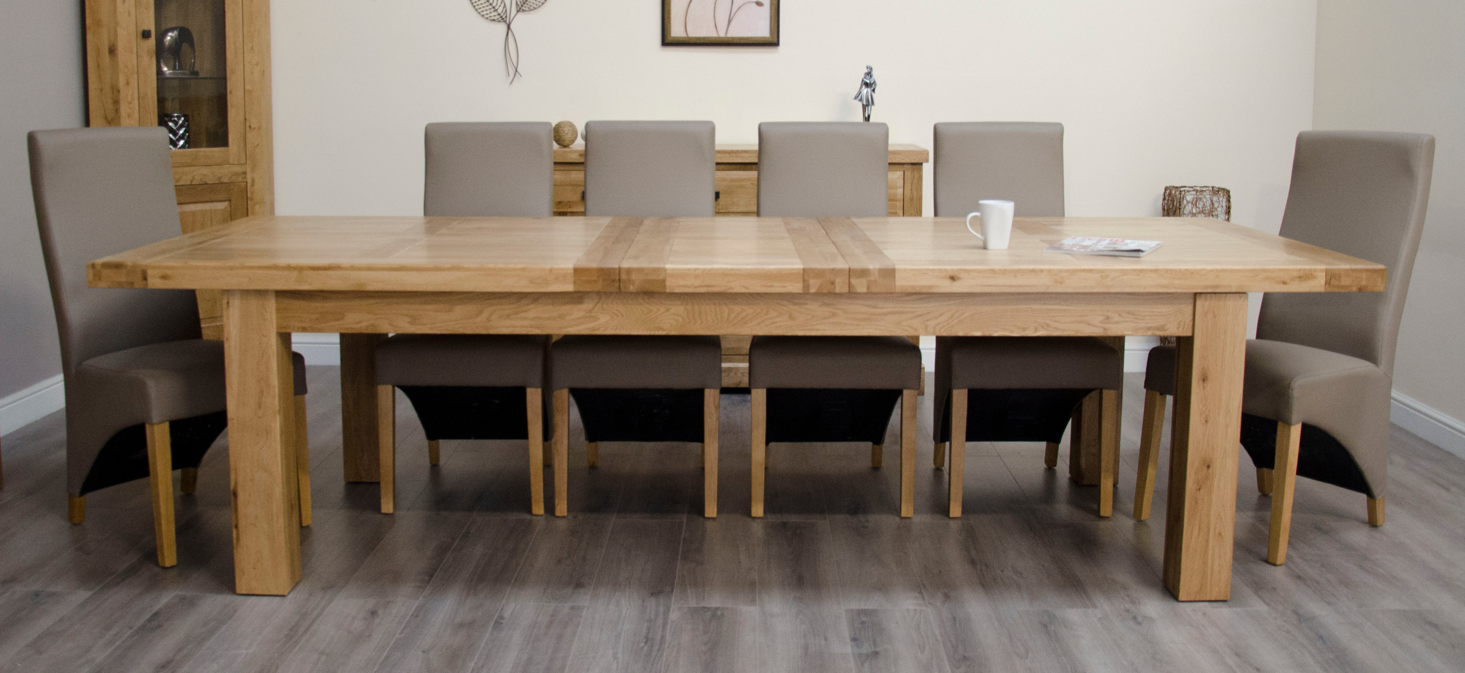 solid oak wood kitchen table