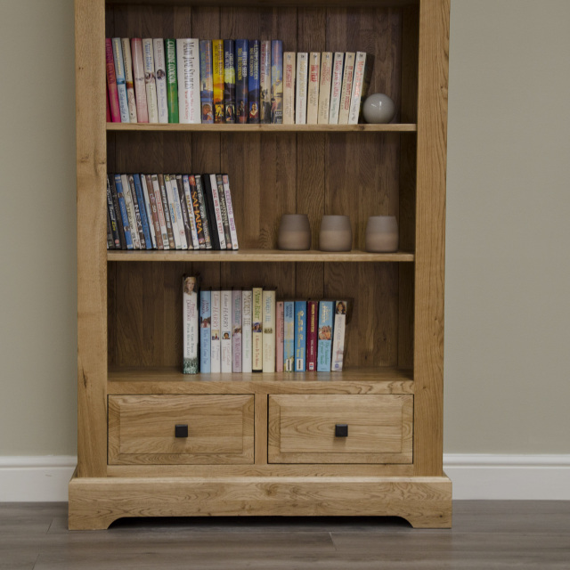 SIGNATURE Solid Oak - Large Bookcase